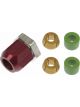 Dorman Line Block-Off A/C Fitting Straight Alum 3/8