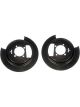 Dorman Brake Backing Plates Steel Black Rear Discs For Chevy GMC Pair