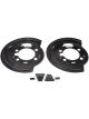 Dorman Brake Dust Shields Pair Black For Cadillac Chevy GMC Hummer