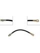 Dorman Brake Hose Assembled Outer Straight Ends Rubber 11