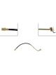 Dorman Brake Hose Assembled Rubber Passenger Side Front For Ford