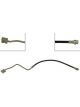 Dorman Brake Hose Assembled Steel Rubber Front Right For Ford