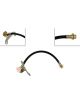 Dorman Brake Line Rubber Center Rear For Ford Lincoln Mercury