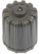 Dorman Valve Stem Caps Knurled Flat Cap Style Plastic Grey Pack of 50