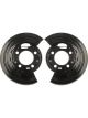 Dorman Backing Plate Rear Disc Brake Steel EDP Coated For Ford Pair