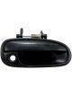 Dorman Door Handle Exterior Plastic Black Driver Side Front For Honda