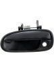 Dorman Door Handle Exterior Plastic Black Passenger Side Front For Honda