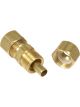 Dorman Compression Fitting Union Straight Brass 1/4 5/16 3/8