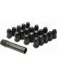 Dorman Lug Nuts Conical Matte Black Chrome 12mm x 1.50 RH Pack of 20