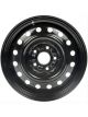 Dorman Wheel Steel Gloss Black 16x6.5 Bolt Pattern 5x4.5 Honda