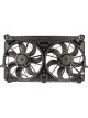 Dorman Electric Fan Dual Black Blades Shroud For Cadillac Chevy GMC