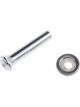 Dorman Door Lock Knob Plastic Chrome