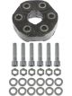 Dorman Driveshaft Coupler Rubber Steel Black For BMW Chevy