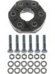 Dorman Driveshaft Coupler Rubber Steel Black For BMW