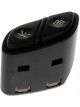 Dorman Electrical Switch Push Actuation Lighted Black For Buick Hummer