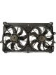 Dorman Electric Fan Dual Black Blades Shroud For Cadillac Chevy GMC
