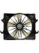 Dorman Electric Fan Puller Single White Blades Black For Dodge Ram