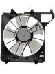 Dorman Electric Fan Puller Single White Blades Black Shroud For Acura