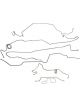 Dorman Brake Line Sets Front Rear For Ford 8.8