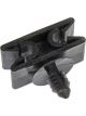Dorman Brake Line Retaining Clip Plastic Black For Two 3/16