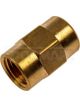 Dorman Fitting Coupler Straight Brass Natural 1/4