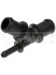 Dorman Heater Hose Connector 135° Black 7/8