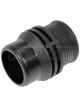 Dorman Heater Hose Connector Pair Nylon Black Male 26mm Hose Barb