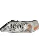 Dorman Headlight Assembly Amber Clear Lens Chrome Sold Individually