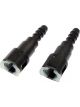Dorman Fuel Line Connector 5/16 Plastic Black Pair