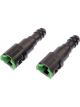 Dorman Fuel Line Connectors Pair Straight 5/16