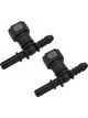 Dorman Fuel Line Connectors Pair Black 5/16