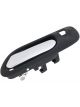 Dorman Interior Door Handle Front Left Chrome Lever Black Housing