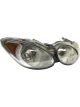 Dorman Headlight Assembly Amber Clear Lens Chrome Sold Individually
