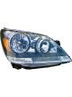 Dorman Headlight Assembly Amber Clear Lens Chrome Sold Individually