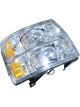 Dorman Headlight Assembly Amber Clear Lens Chrome Sold Individually