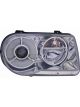 Dorman Headlight Assembly Clear Lens Chrome Housing Sold Individually