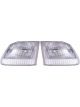 Dorman Headlight Assembly Bulb Included OEM For Ford Pair