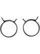 Dorman Hose Clamp Spring Steel Black 2.000