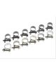 Dorman Hose Clamps Fuel Injection Kit T-bolt Style Steel Natural Black