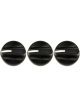 Dorman HVAC Knobs Plastic Black For Kenworth