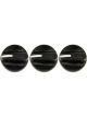 Dorman HVAC Knobs Plastic Black Kenworth Pack of 3