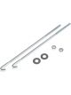 Dorman Battery Hold-Downs J-bolt Style Steel Natural Pair