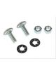Dorman Bumper Bolts Pair Round Head 3/8in.-16 UNC Thread Stainless Steel