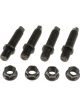 Dorman Exhaust Manifold Fasteners Stud Steel w/Nuts For Ford Pack of 4