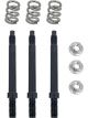 Dorman Spring Bolt Exhaust Flange Hardware Kit Steel Black For Chevy