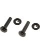 Dorman Door Lock Knobs Thread-On Black For Ford Pair