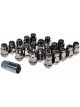 Dorman Lug Nuts Conical Gunmetal Chrome 1/2-20 19mm Wrench Pack of 20
