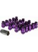Dorman Lug Nuts Conical Purple Chrome 1/2-20 19mm Wrench Pack of 20
