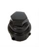Dorman Wheel Nut Cover Black Metallic M24-2.0 Mod Hex 19mm Pack of 5