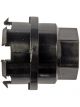 Dorman Lug Nut Covers Plastic Black Pack of 5